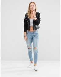 Женские голубые джинсы от Noisy May