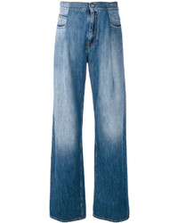 Женские голубые джинсы от Maison Margiela