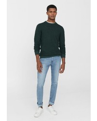 Мужские голубые джинсы от Mango Man