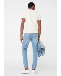 Мужские голубые джинсы от Mango Man