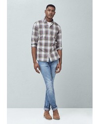 Мужские голубые джинсы от Mango Man