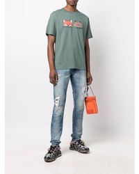 Мужские голубые джинсы от John Elliott