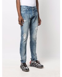 Мужские голубые джинсы от John Elliott