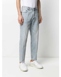 Мужские голубые джинсы от Emporio Armani