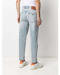 Мужские голубые джинсы от Emporio Armani