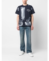 Мужские голубые джинсы от Flaneur Homme