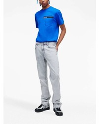 Мужские голубые джинсы от KARL LAGERFELD JEANS