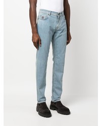 Мужские голубые джинсы от Corneliani