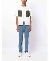 Мужские голубые джинсы от Paige