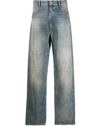 Мужские голубые джинсы от MM6 MAISON MARGIELA