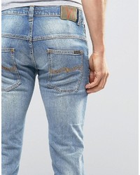 Мужские голубые джинсы от Nudie Jeans