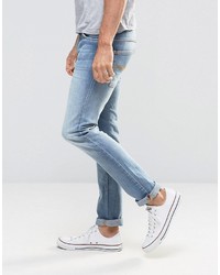 Мужские голубые джинсы от Nudie Jeans