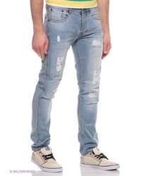 Мужские голубые джинсы от Oodji