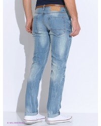 Мужские голубые джинсы от Oodji