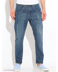 Мужские голубые джинсы от Oodji