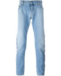 Мужские голубые джинсы от Palm Angels