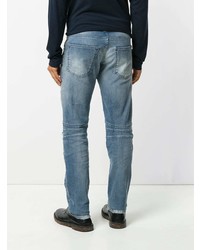 Мужские голубые джинсы от Pierre Balmain