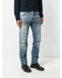 Мужские голубые джинсы от Pierre Balmain