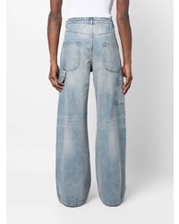 Мужские голубые джинсы от Courrèges