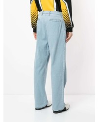 Мужские голубые джинсы от Strateas Carlucci