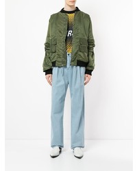 Мужские голубые джинсы от Strateas Carlucci