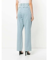 Женские голубые джинсы от Strateas Carlucci