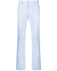 Мужские голубые джинсы от Raf Simons