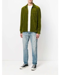 Мужские голубые джинсы от Edwin