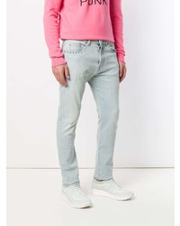 Женские голубые джинсы от Valentino