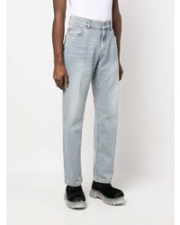 Мужские голубые джинсы от Pleasures