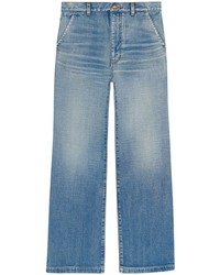 Мужские голубые джинсы от Saint Laurent