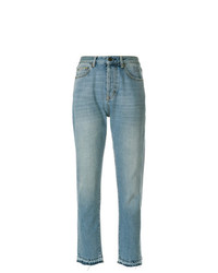 Женские голубые джинсы от Saint Laurent