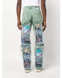 Мужские голубые джинсы от Who Decides War