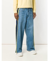 Мужские голубые джинсы от Facetasm