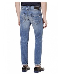 Мужские голубые джинсы от Sisley
