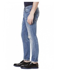 Мужские голубые джинсы от Sisley