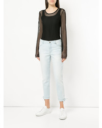 Женские голубые джинсы от Marc Cain