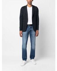 Мужские голубые джинсы от Kiton