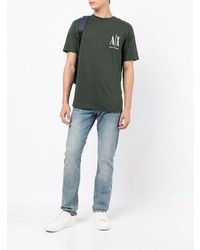 Мужские голубые джинсы от Armani Exchange