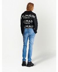 Мужские голубые джинсы от Balmain