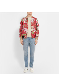 Мужские голубые джинсы от Gucci