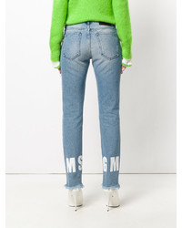 Женские голубые джинсы от MSGM