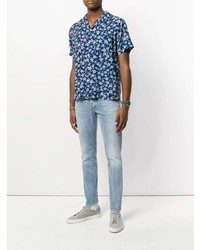 Мужские голубые джинсы от Entre Amis