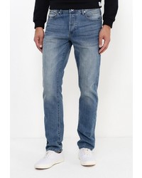 Мужские голубые джинсы от Solid