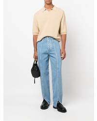 Мужские голубые джинсы от Nanushka