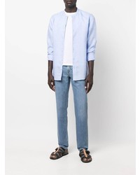 Мужские голубые джинсы от Zegna