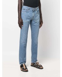 Мужские голубые джинсы от Zegna