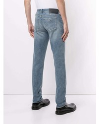 Мужские голубые джинсы от Emporio Armani