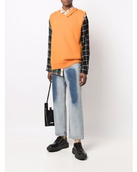 Мужские голубые джинсы от Ader Error