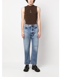 Мужские голубые джинсы от Haikure